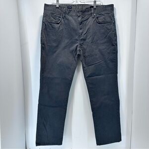 7 Diamonds Pants CLIFTON Mens 38x30 Dark Gray Slim Straight Chino‎ Like New